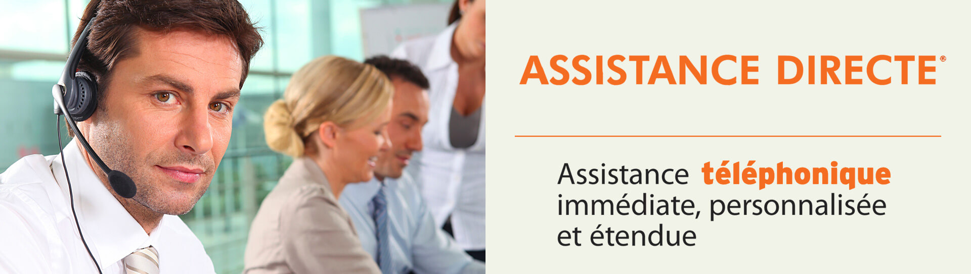 Assistance Directe — Support téléphonique personnalisé